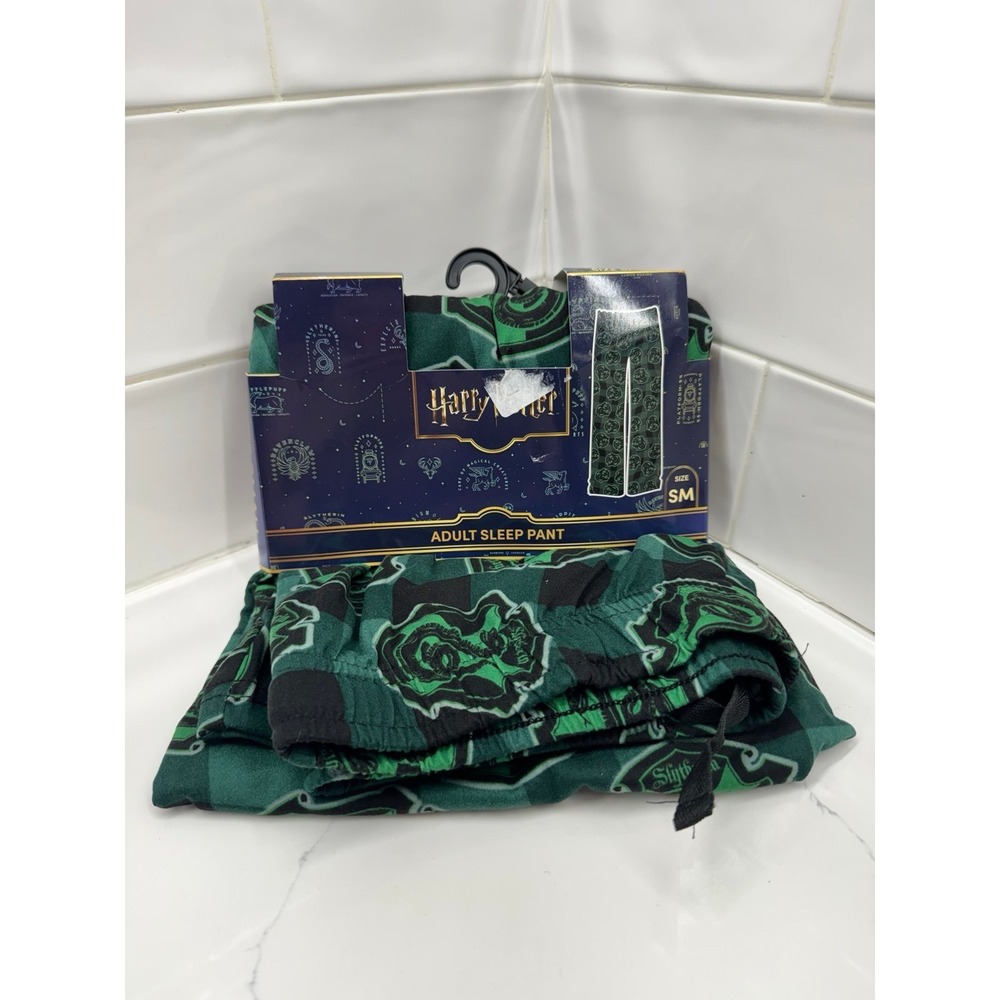 Harry Potter Slytherin Checkered Allover Print Sleep‎ Pants — BoxLunch Exclusive